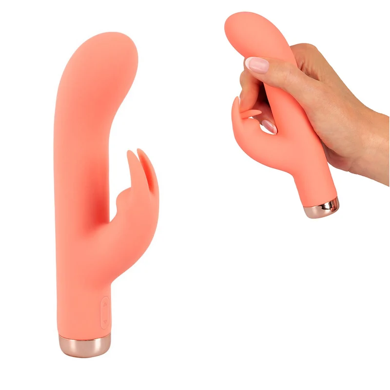 Mini Rabbit Vibrator stimuliert Vagina, G-Punkt & Klitoris - 16,7 cm
