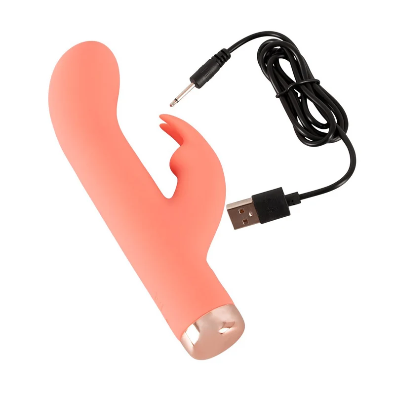 Mini Rabbit Vibrator stimuliert Vagina, G-Punkt & Klitoris - 16,7 cm