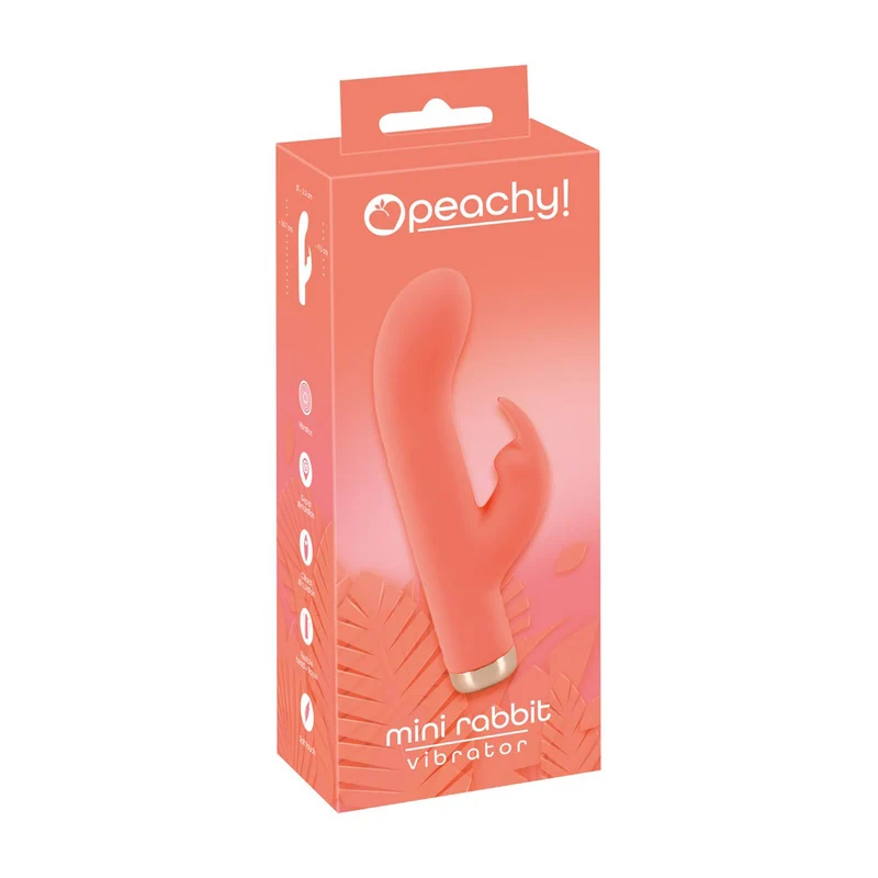 Mini Rabbit Vibrator stimuliert Vagina, G-Punkt & Klitoris - 16,7 cm