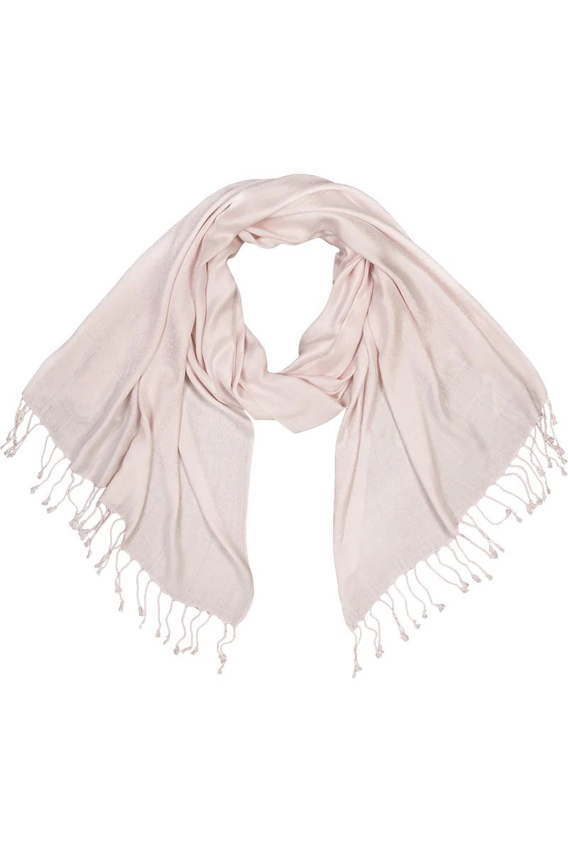 Damen Tuch im Pashmina-Stil mit Muster - rose