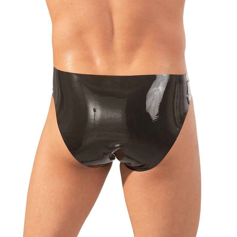 Herren Latex Slip S-L Schritt ouvert "Showmaster"