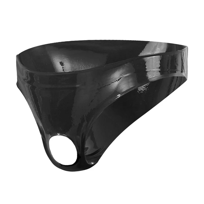 Herren Latex Slip S-L Schritt ouvert "Showmaster"