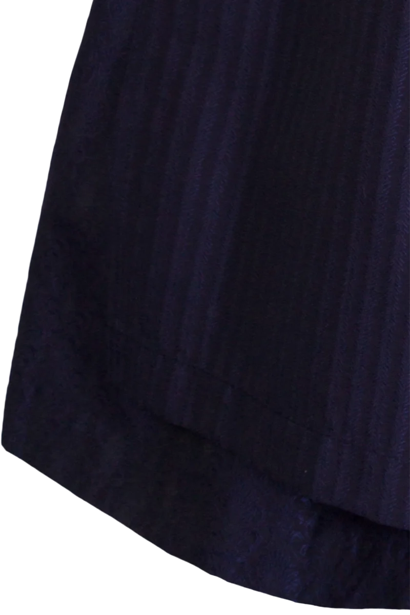 Midi-Dirndl mit Baumwoll-Samtoberteil - marine