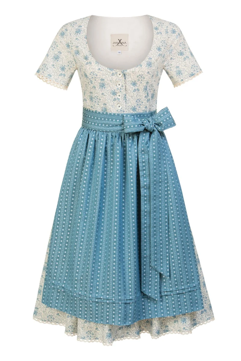 BAUMWOLL- TRADITIONSDIRNDL BLAU