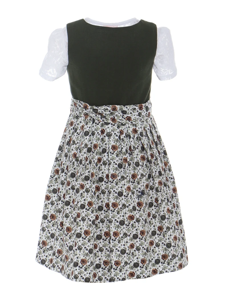 Kinderdirndl mit Leinenobteil inkl. Bluse
