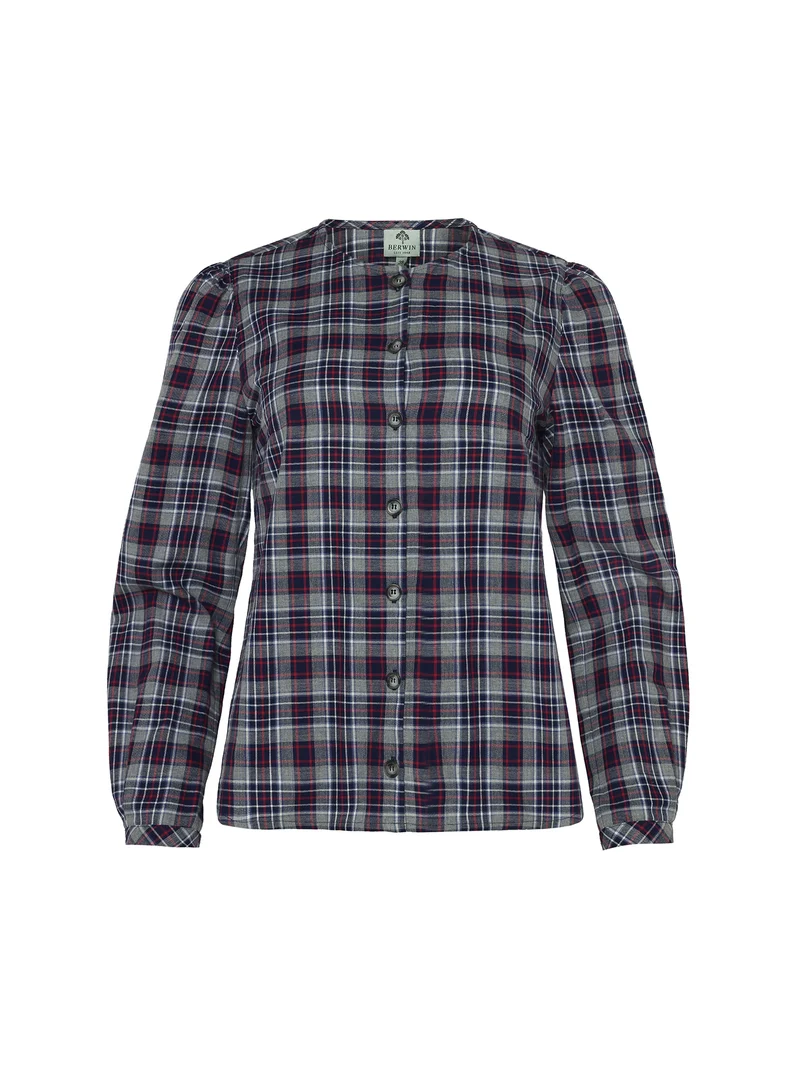 Bluse aus Schottenkaro