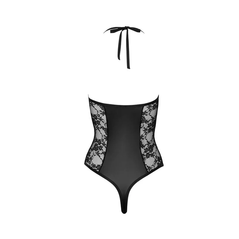 String-Body S-XL im edlen Mattlook mit feiner Spitze "Conny"
