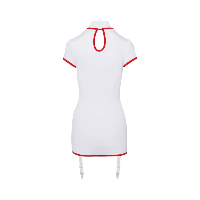 Straps-Kleid S-XL im Krankenschwester-Look mit Taschen "Lakia"