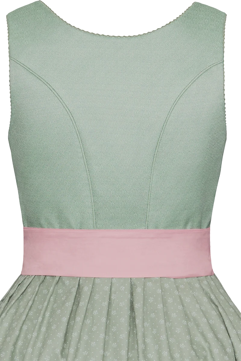 Umstandsdirndl gemustert 80cm - schilf