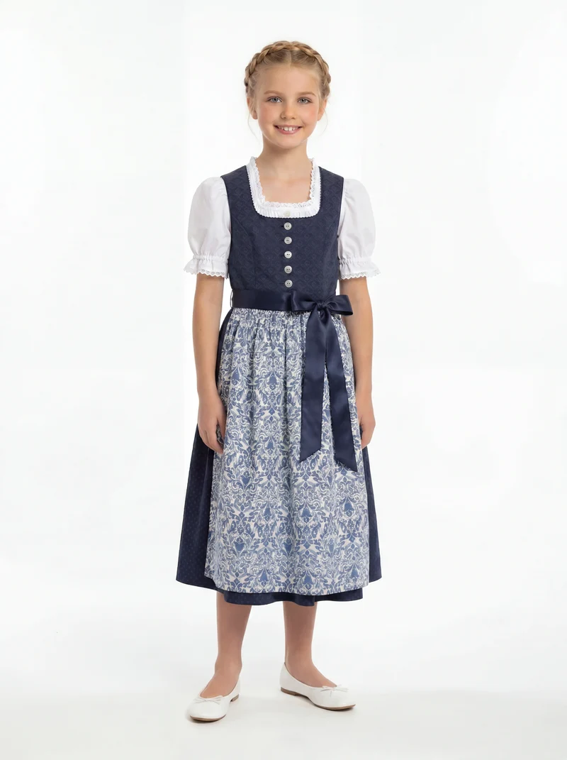 Kinderdirndl Blau