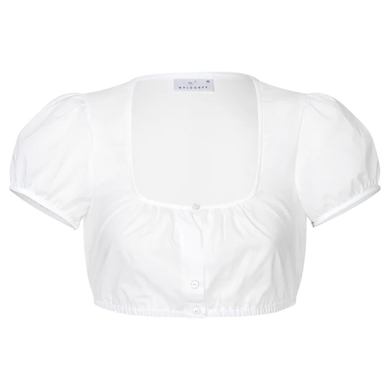 Dirndlbluse Weiss