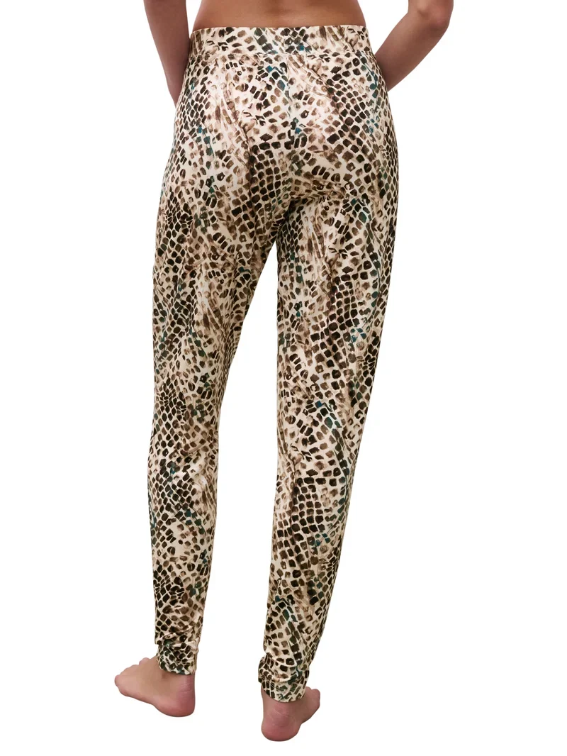 Femilet - Loraine Lange Hose mit Reptilienmuster