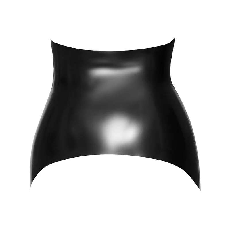 Latex Strapsgürtel M - 2XL extra breit mit 4 Metall-Clips "Shiva"