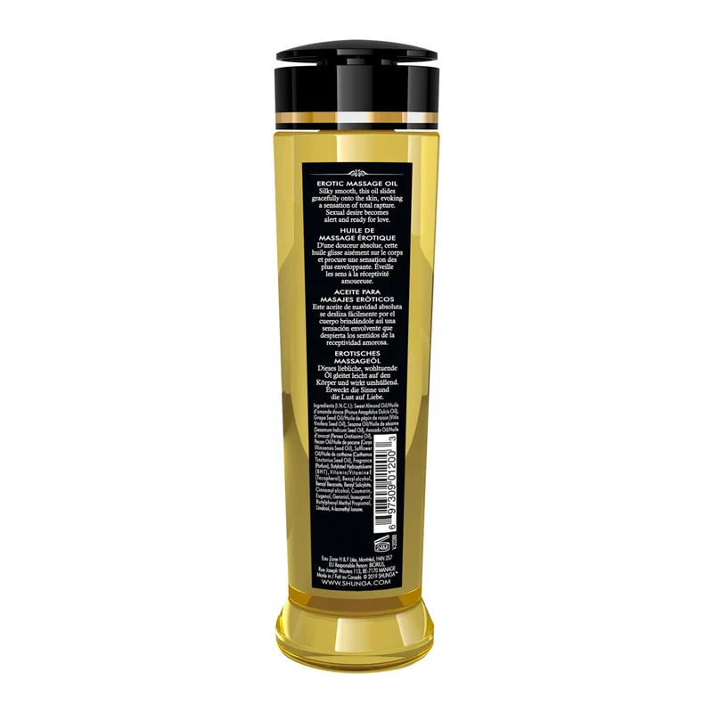 Luxus Massageöl mit 100% kaltgepressten natürlichen Öle - 240ml