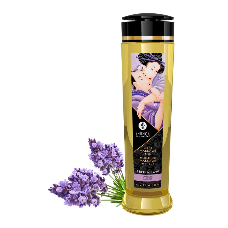 Luxus Massageöl mit 100% kaltgepressten natürlichen Öle - 240ml