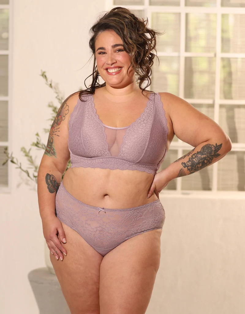 Bralette Elva Violetgrey