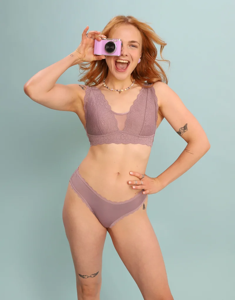Bralette Elva Violetgrey