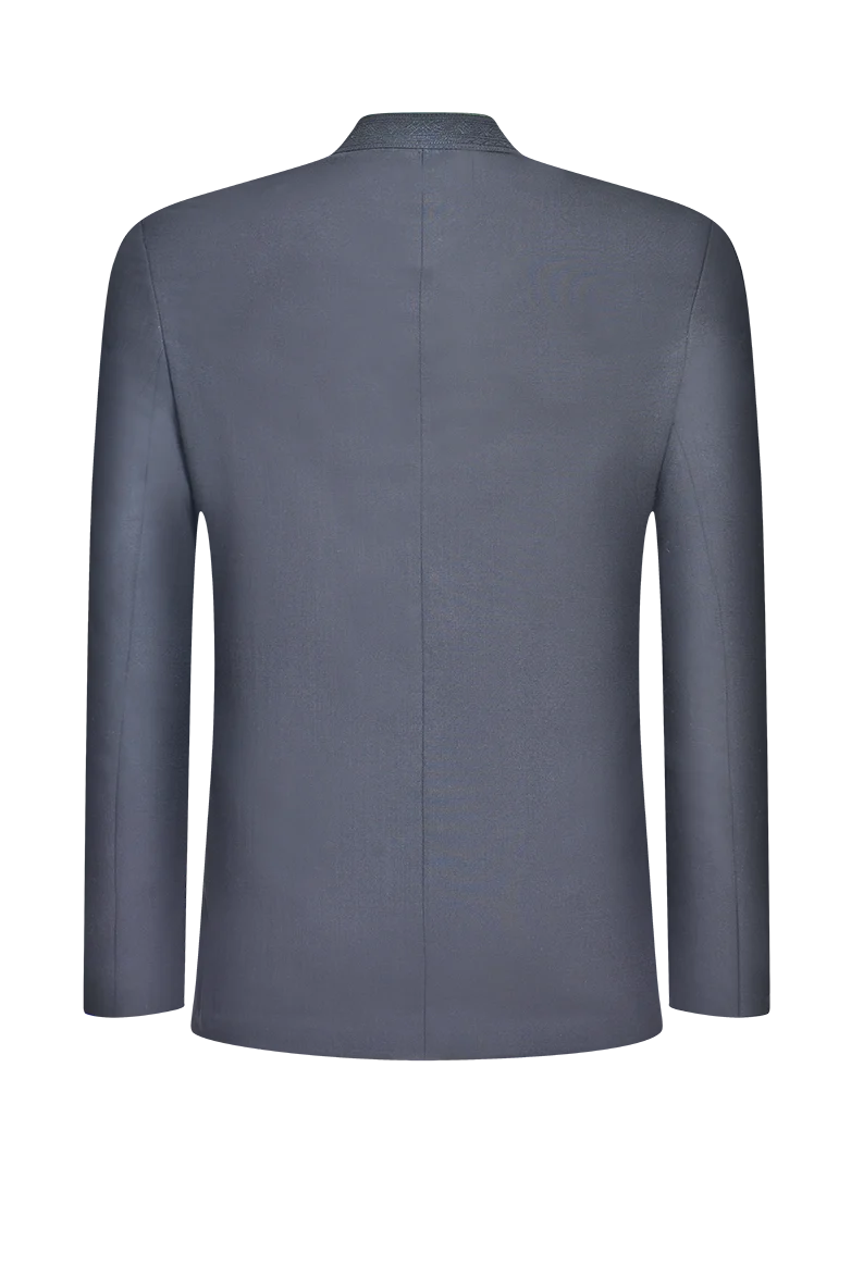 Klassische Jacke mit Ornamentstickerei