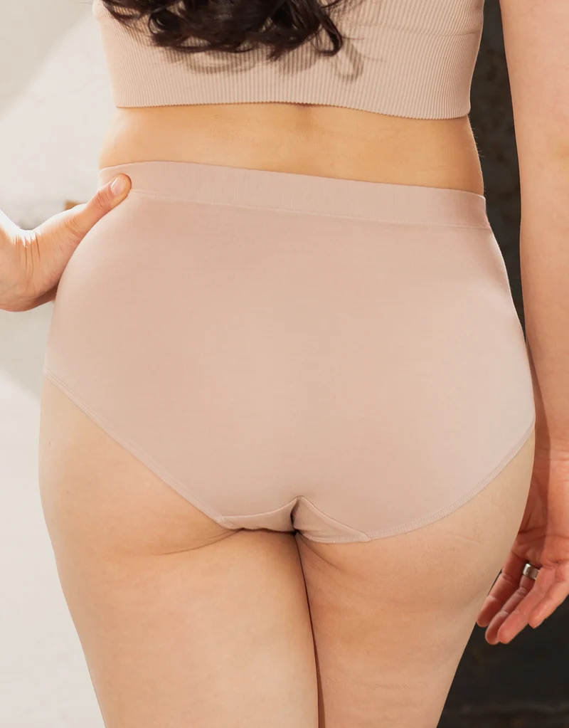 High-Panty Cozy Basic Sand