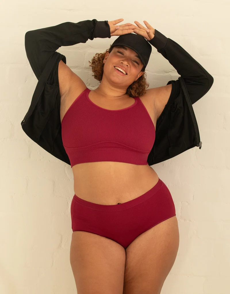 Bustier Freeda Bordeaux