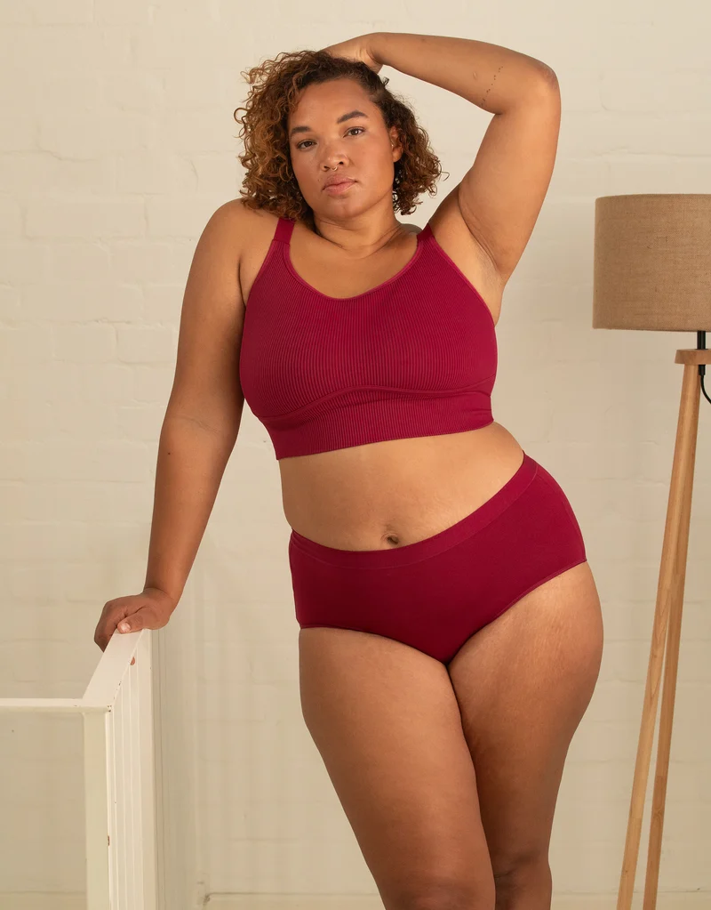 Bustier Freeda Bordeaux