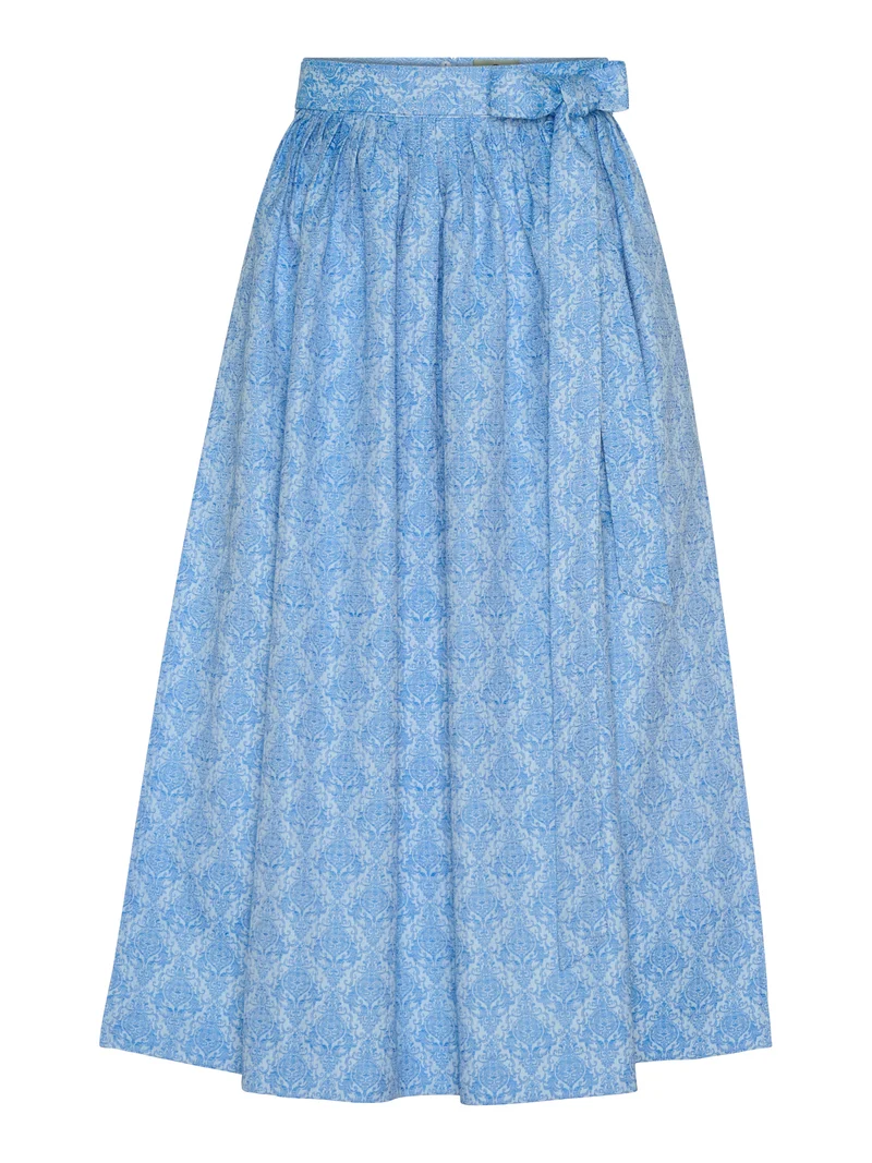 Jacquard-Dirndlschürze mit Ornamentmuster – 77 cm