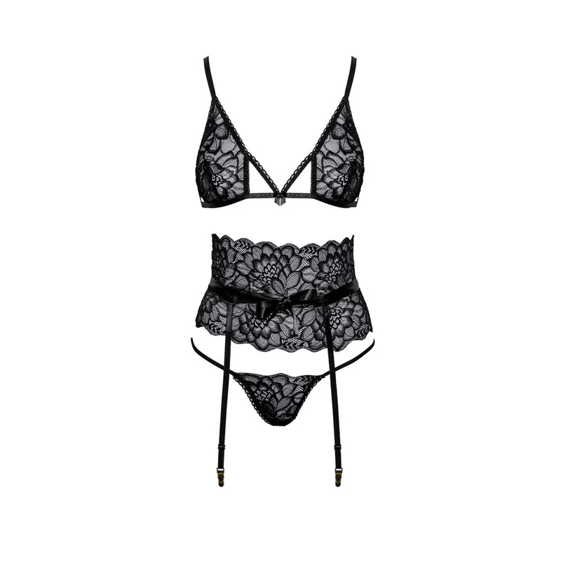 Straps BH-Set S-XL im eleganten Style aus weicher Spitze "Carla"