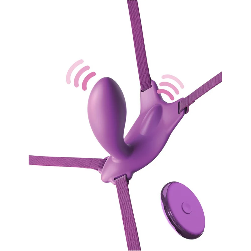 Stretch-String mit integriertem G-Punkt-Vibrator + Fernbedienung