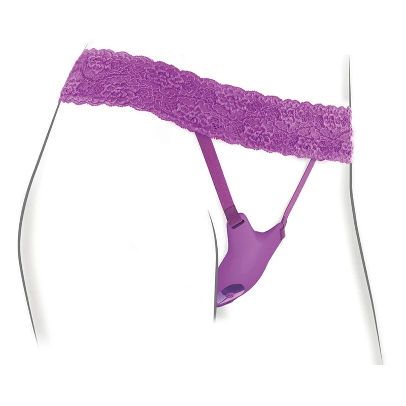 Stretch-String mit integriertem G-Punkt-Vibrator + Fernbedienung