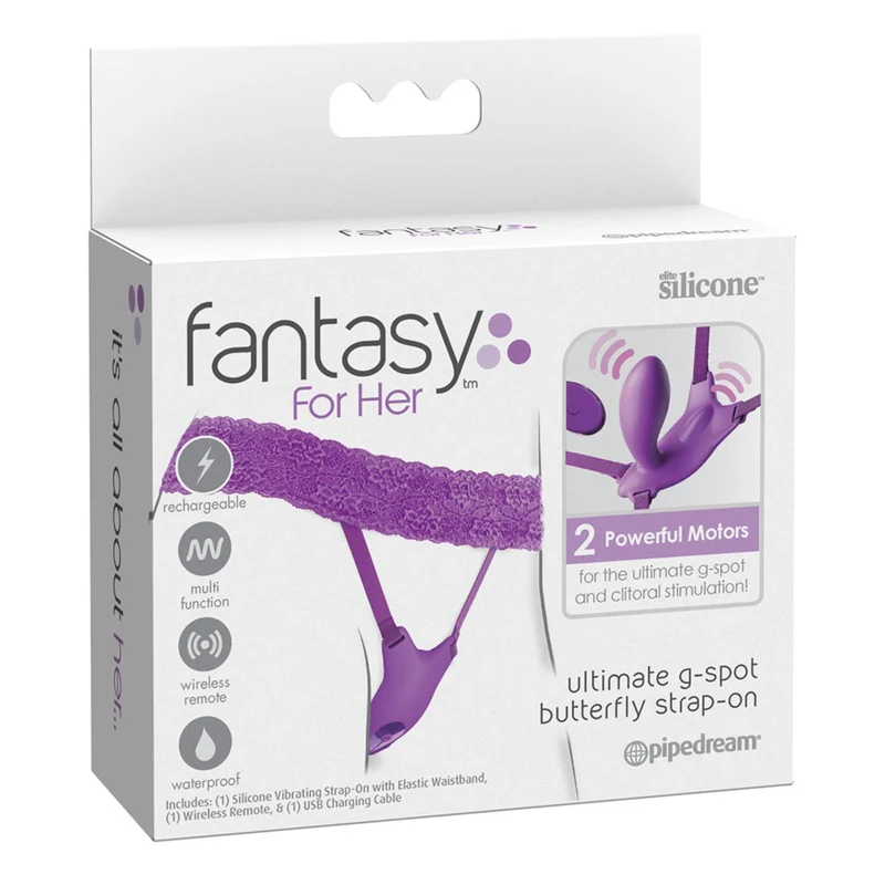 Stretch-String mit integriertem G-Punkt-Vibrator + Fernbedienung