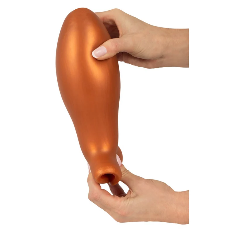 XXL Analplug mit Saugfuß nahtlos aus porenfreiem Silikon - 21cm
