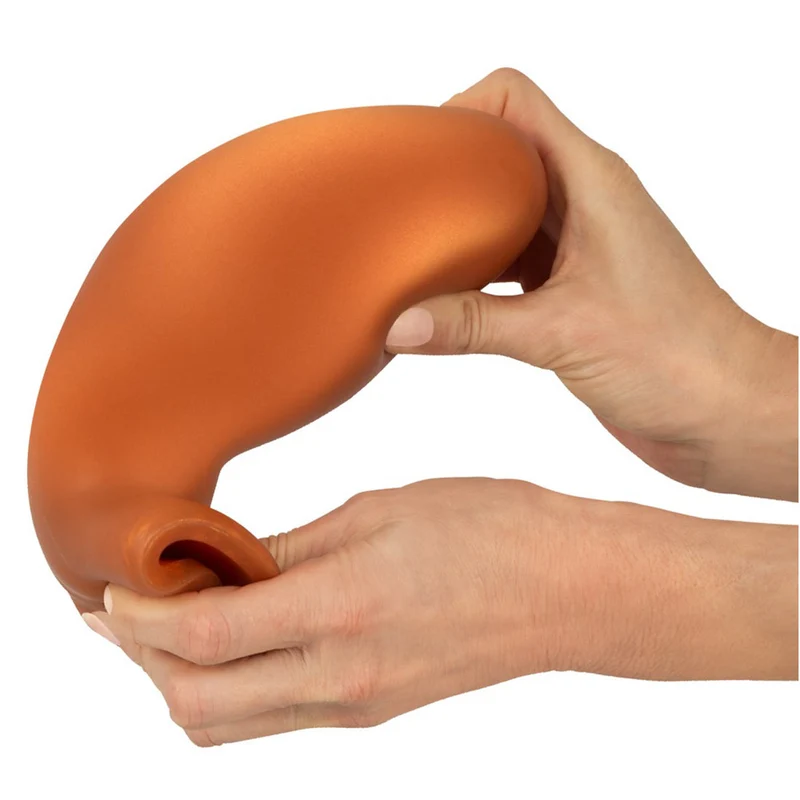XXL Analplug mit Saugfuß nahtlos aus porenfreiem Silikon - 21cm