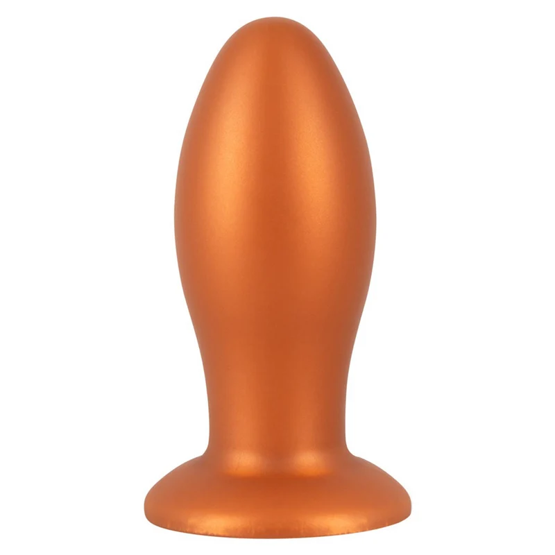 XL Analplug mit Saugfuß nahtlos aus porenfreiem Silikon - 16cm