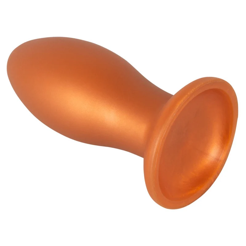 XL Analplug mit Saugfuß nahtlos aus porenfreiem Silikon - 16cm