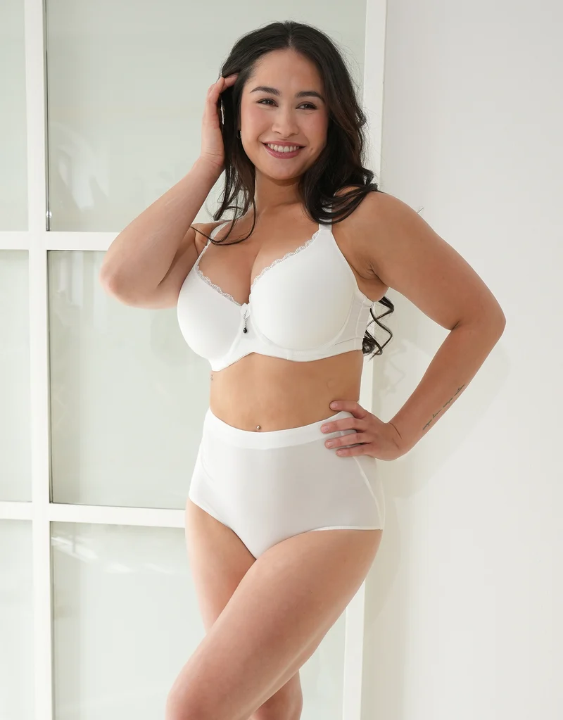 High-Waist-Panty Cozy Basic Ivory