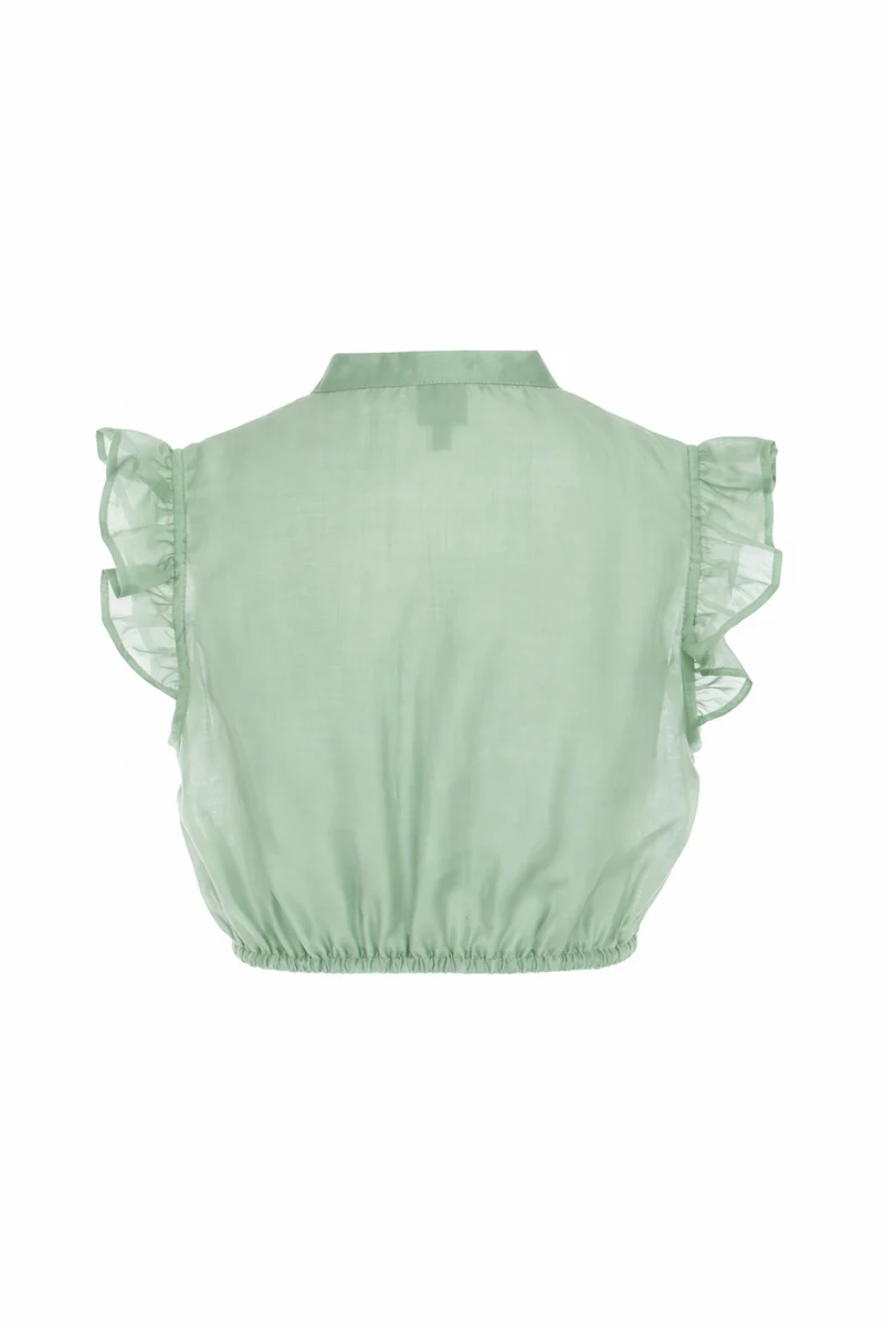Dirndlbluse aus Organza