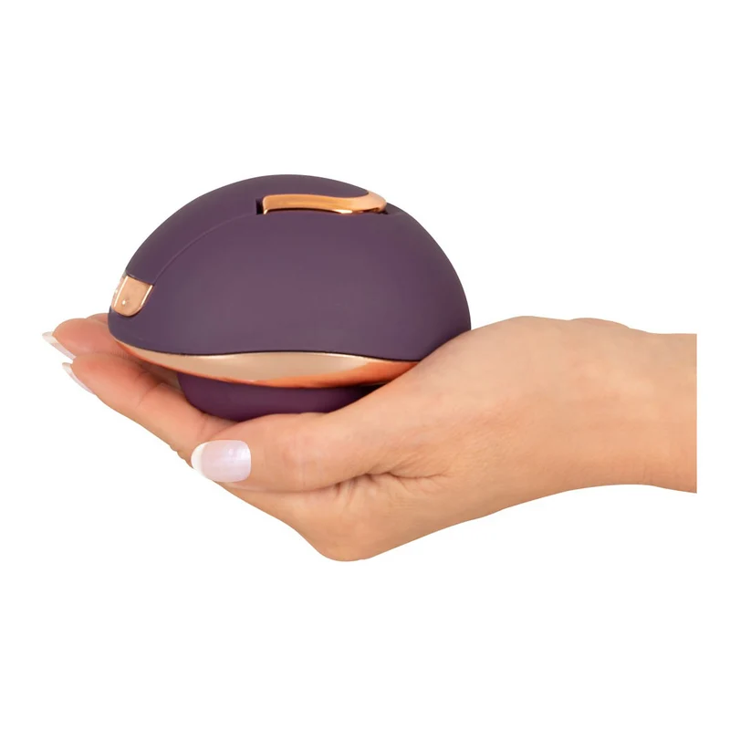 Auflegevibrator mit Haltering + rotierenden Massagekugeln - 9,9 cm