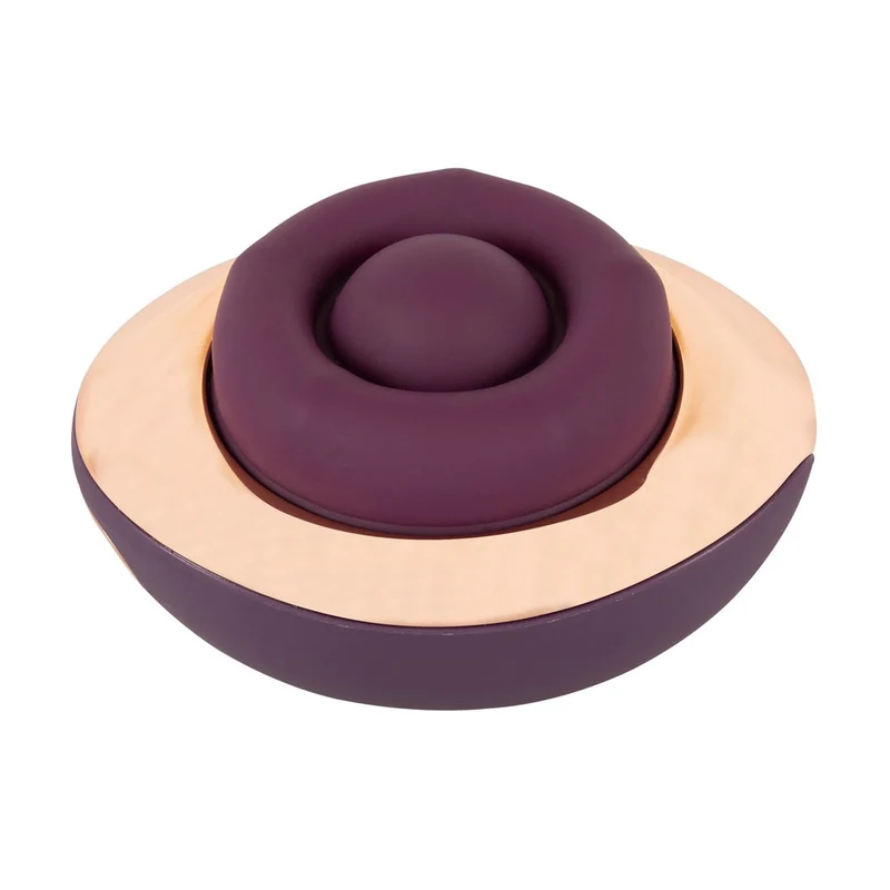 Auflegevibrator mit Haltering + rotierenden Massagekugeln - 9,9 cm