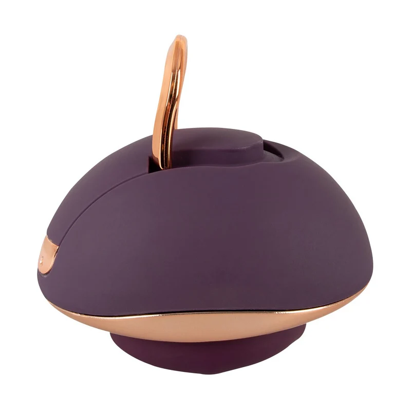 Auflegevibrator mit Haltering + rotierenden Massagekugeln - 9,9 cm