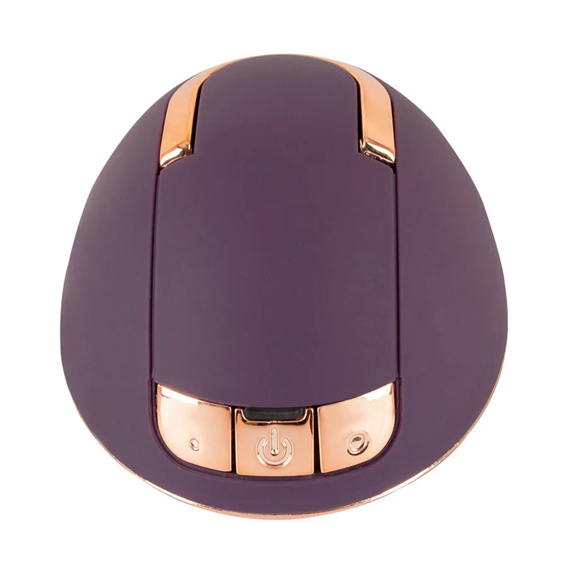 Auflegevibrator mit Haltering + rotierenden Massagekugeln - 9,9 cm