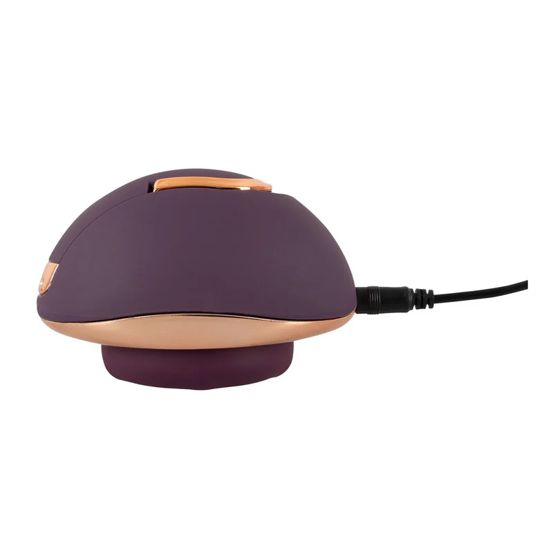 Auflegevibrator mit Haltering + rotierenden Massagekugeln - 9,9 cm