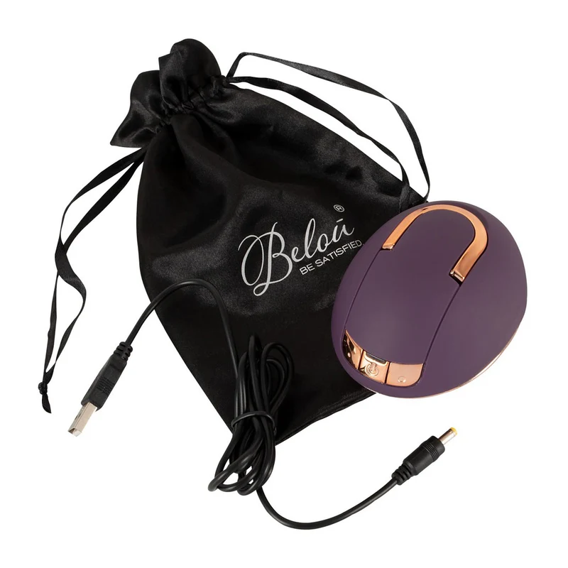 Auflegevibrator mit Haltering + rotierenden Massagekugeln - 9,9 cm