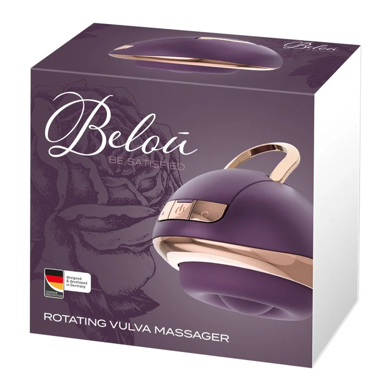 Auflegevibrator mit Haltering + rotierenden Massagekugeln - 9,9 cm