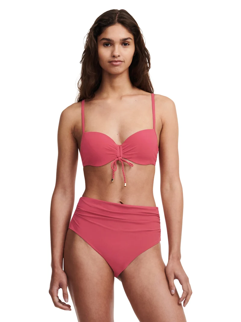 Chantelle Bademode – Inspire Halbschalen-Memory-BH Granatrot