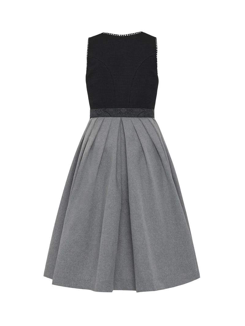 Dirndl mit Jacquard-Oberteil und Besenborte