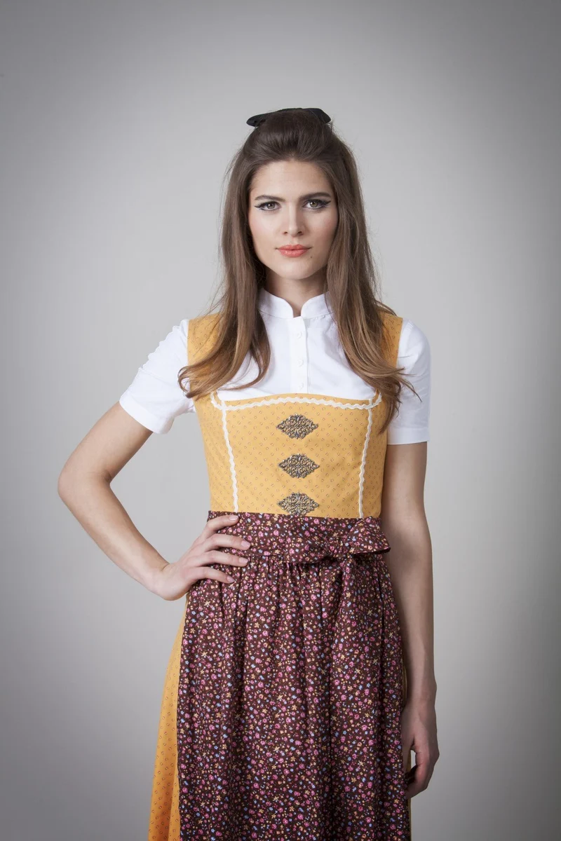 BW DIRNDL VINTAGE FLOWERS OCKER