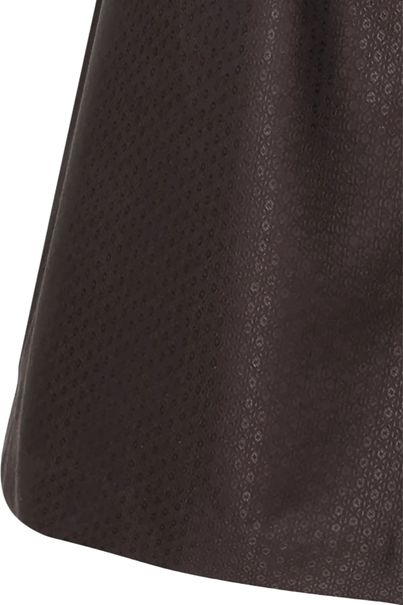 Samtdirndl 70cm mit abnehmbaren Flügelärmeln und Leoschürzenband- espresso