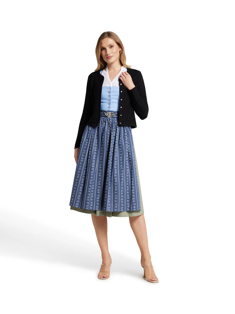 Klassische Strickjacke mit rundem Ausschnitt