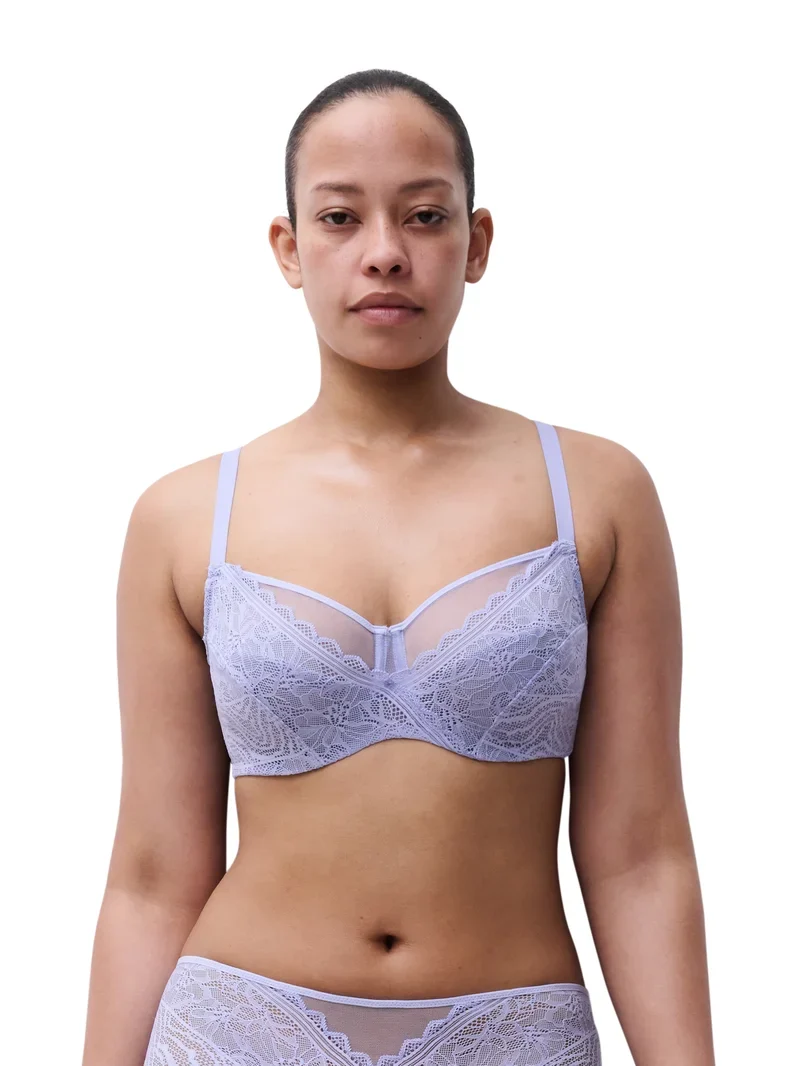 Chantelle EasyFeel - Floral Touch Sehr blickdichter Bügel-BH Distel