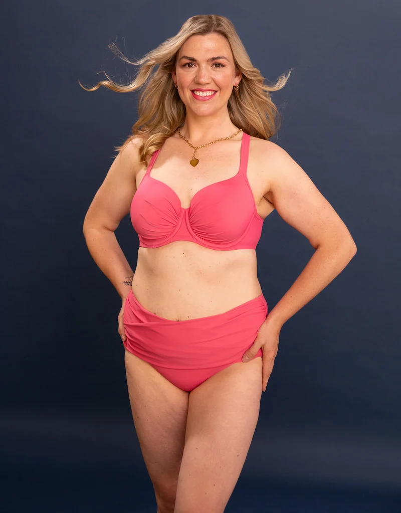 Bikini-High-Panty Valencia Flamingo